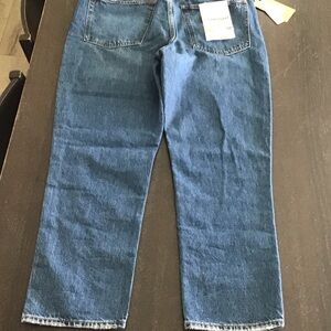 rag & bone Women's High Rise Blue Jeans